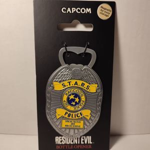Resident Evil Police Badge Metal Bottle Opener Heavy Duty Official Collectible